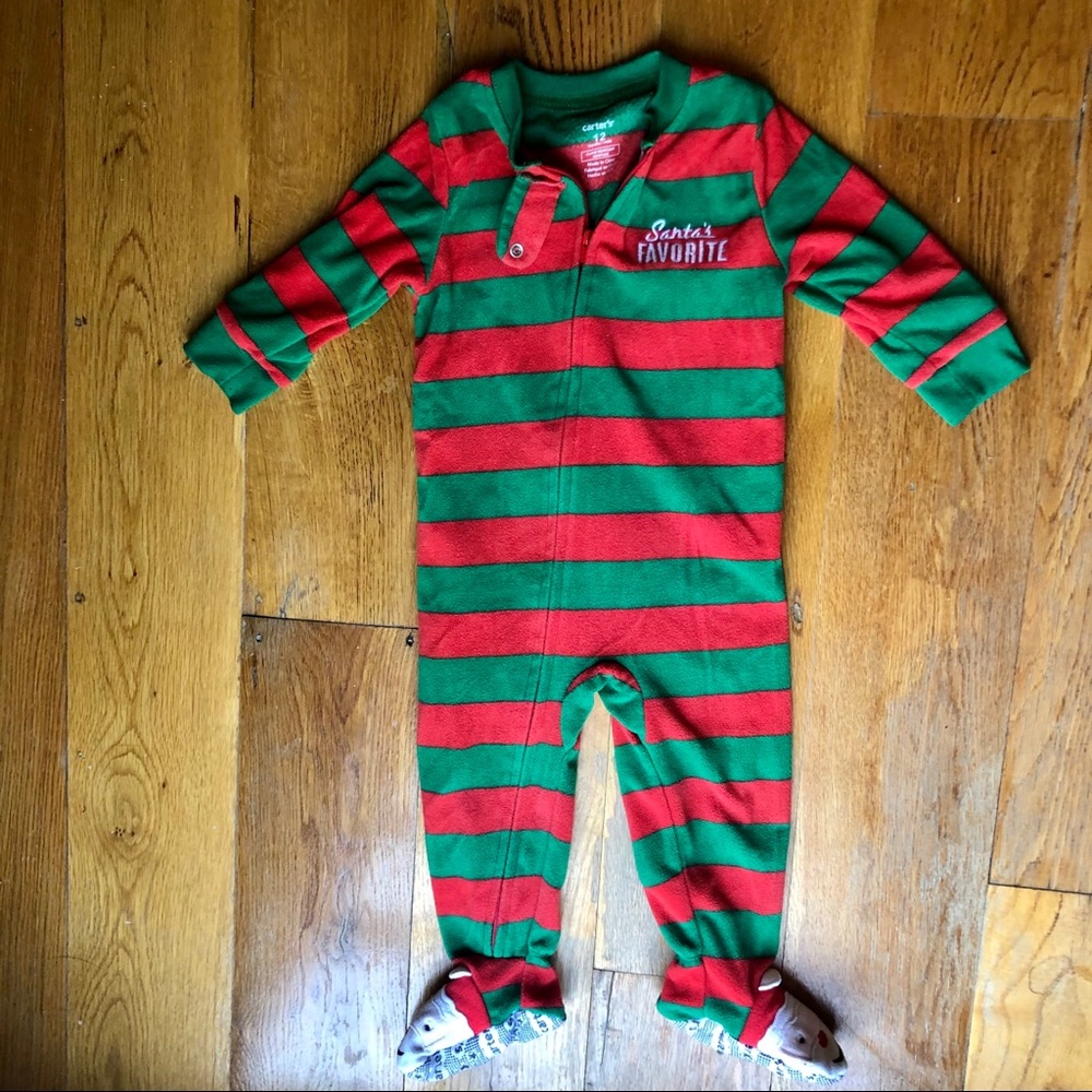 Christmas jammies 12m